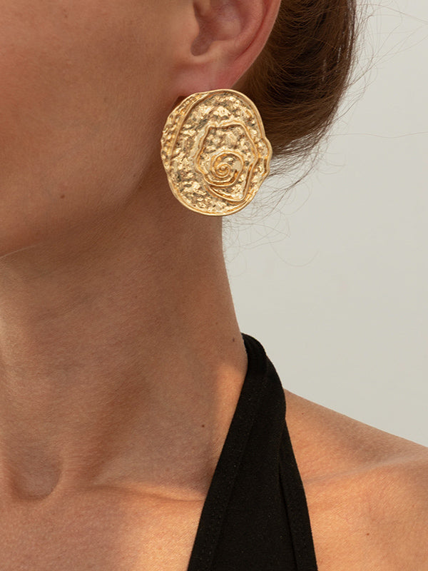 Boucles d'oreilles pendantes géométriques normcore