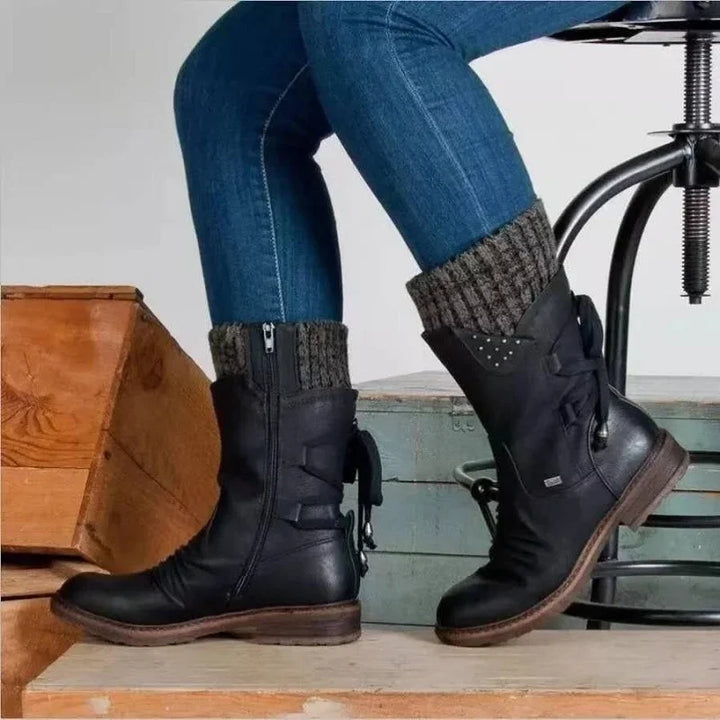 Bottines d'hiver pour femmes | Lacets