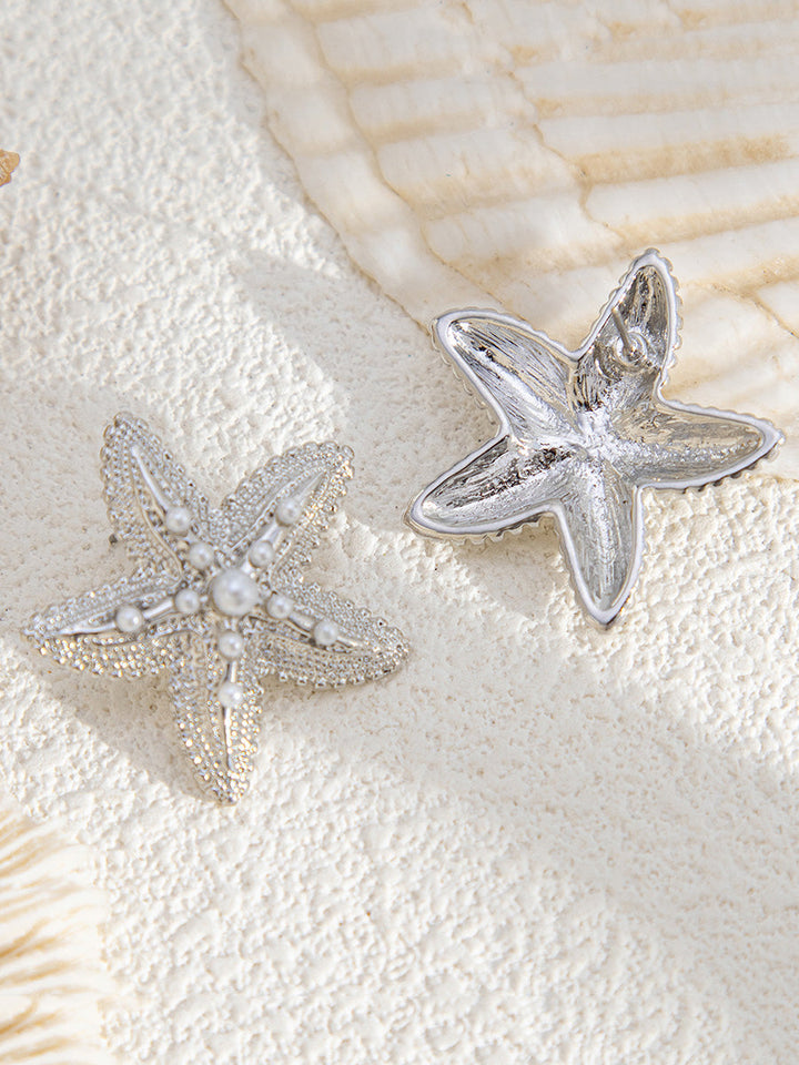 Boucles d'oreilles en forme d'étoile de mer