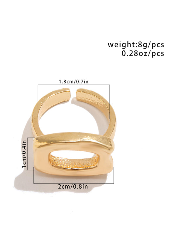 Bague géométrique