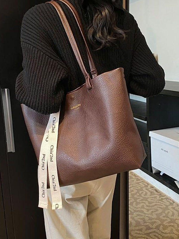 Sac fourre-tout Normcore de couleur unie