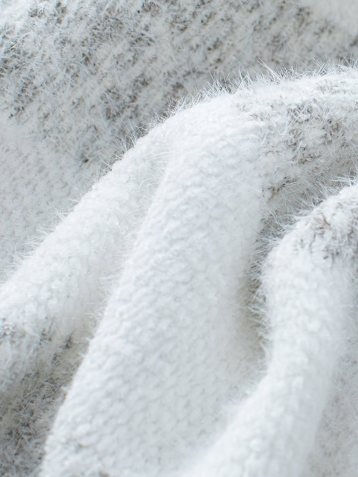 Pull à col roulé rayé pour femmes | Confortable