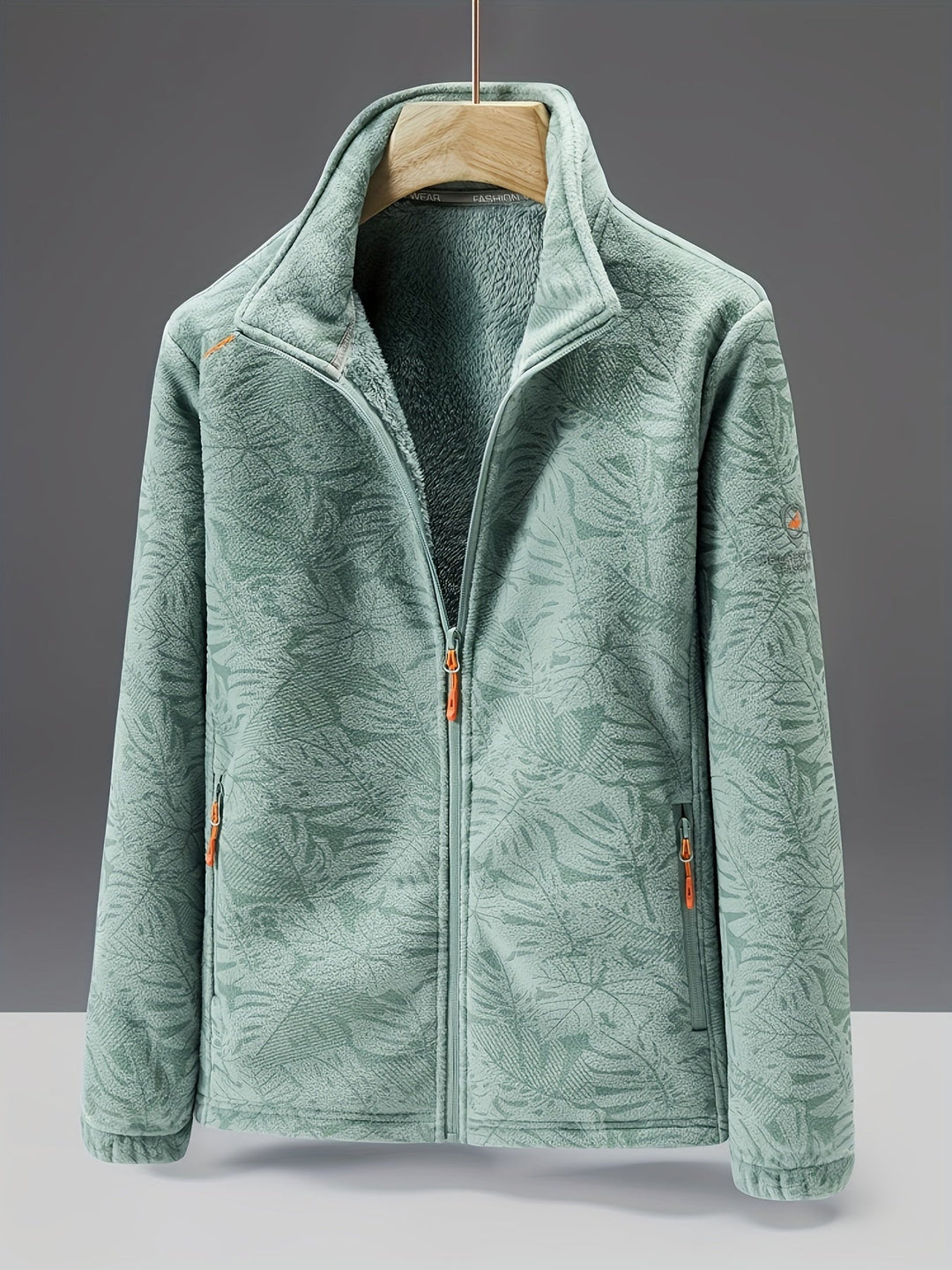 Veste en polaire pour femmes avec fermeture éclair intégrale | Veste d'extérieur avec col montant