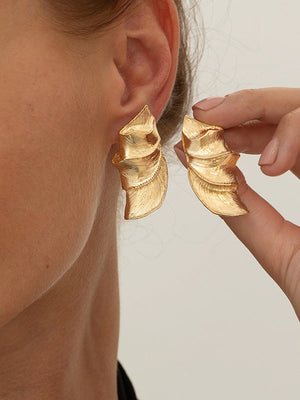 Boucles d'oreilles pendantes géométriques normcore