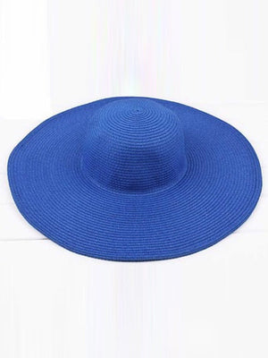 Chapeau à large bord simple et décontracté, 10 couleurs