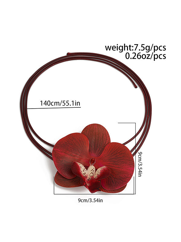 Collier en forme de fleur