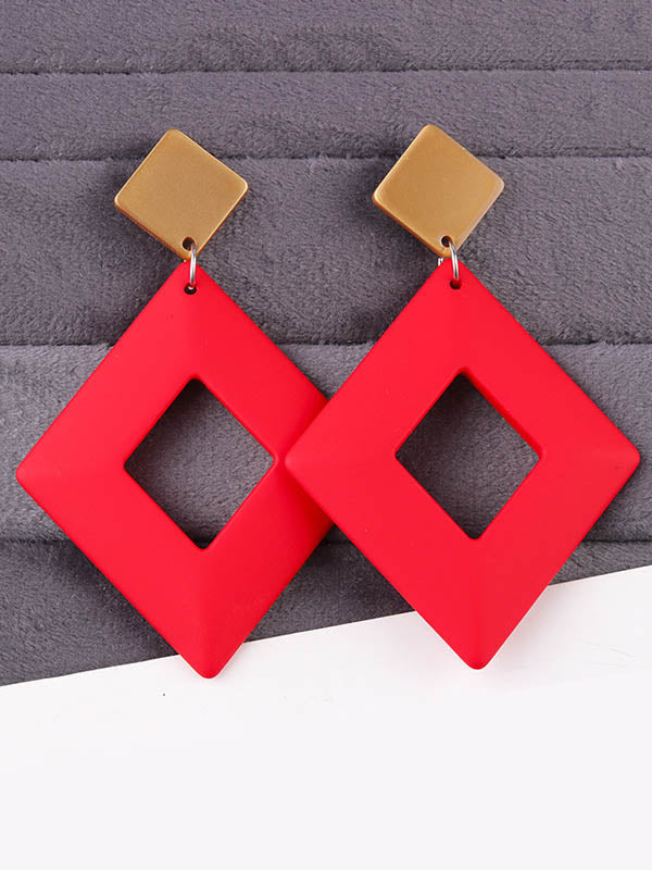 Boucles d'oreilles géométriques