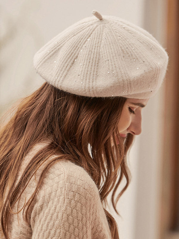Chapeau bob vintage à paillettes 9 couleurs
