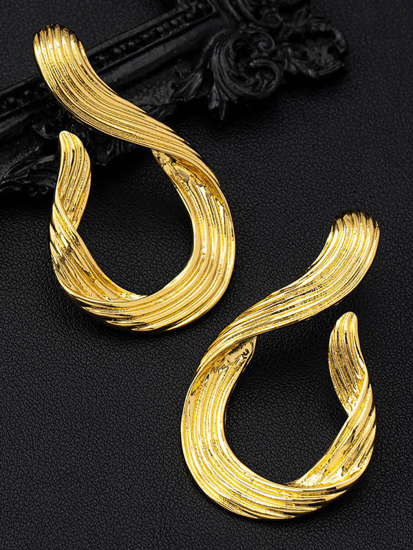 Boucles d'oreilles pendantes géométriques