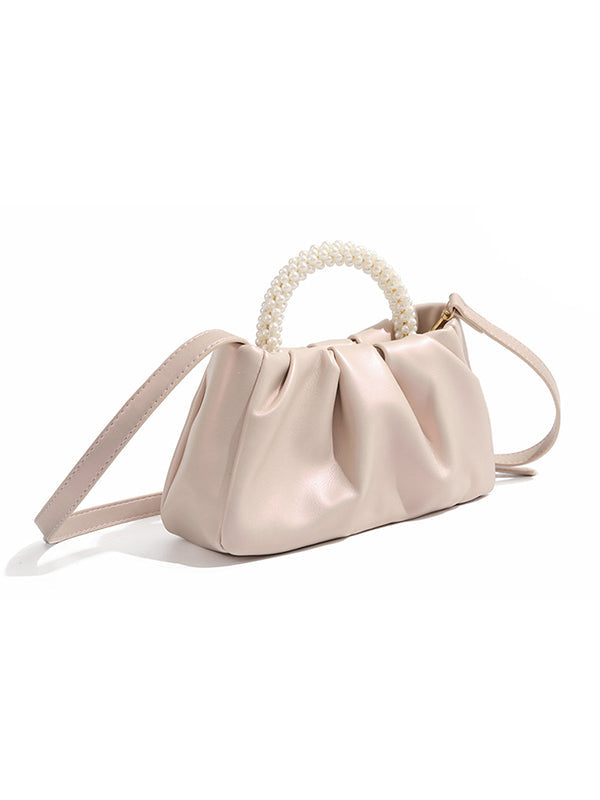 Sac à main perlé à empiècements