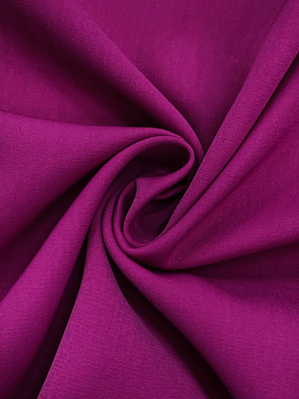 Robe longue ample boutonnée coupe droite, couleur unie