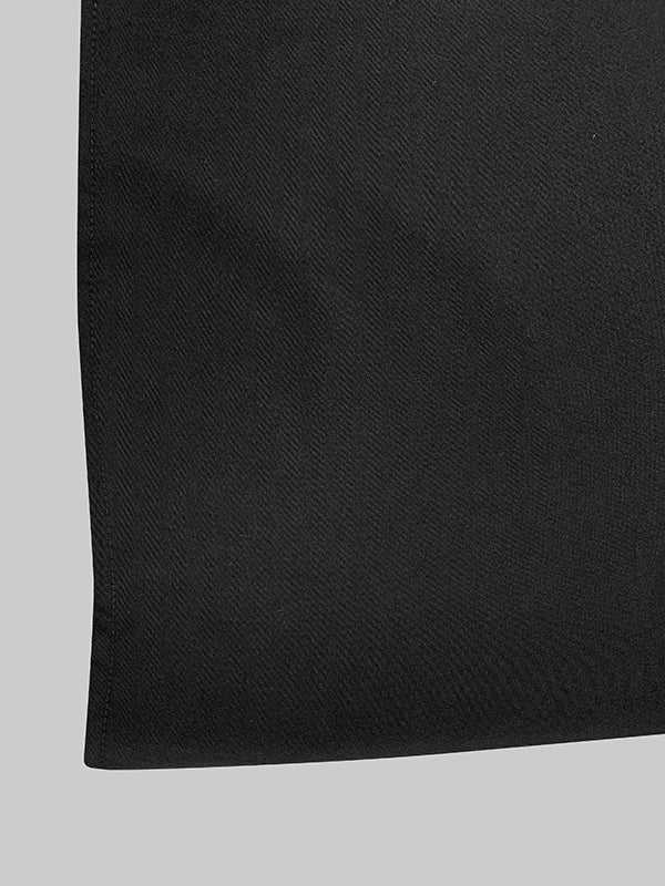 Robe chemise plissée à manches évasées, à empiècements, à col revers, couleur unie