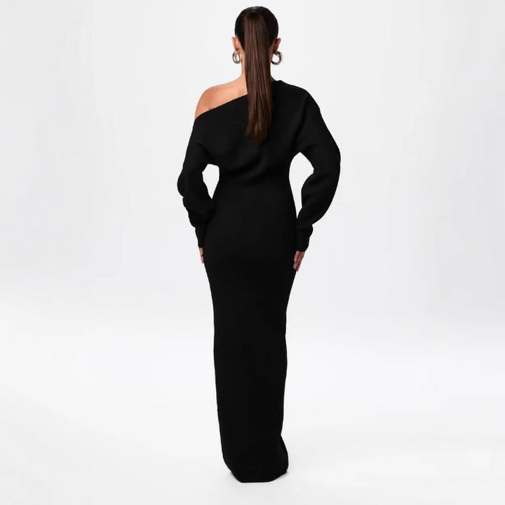 Renata - Robe maxi asymétrique élégante pour les soirées d'été