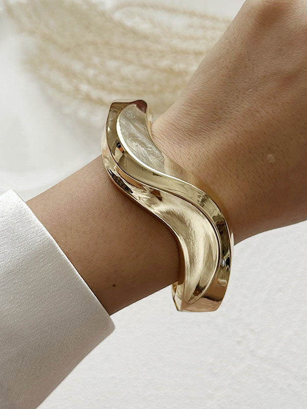 Bracelet géométrique couleur unie