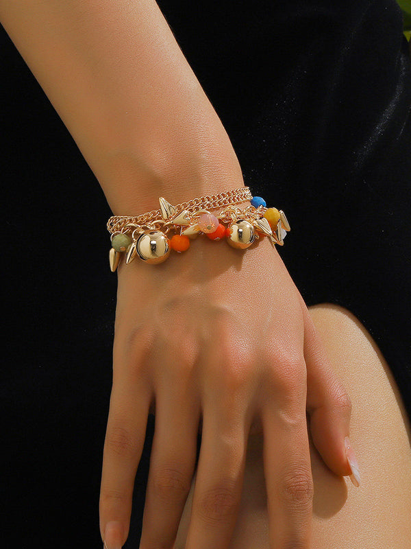 Bracelet superposé à chaîne