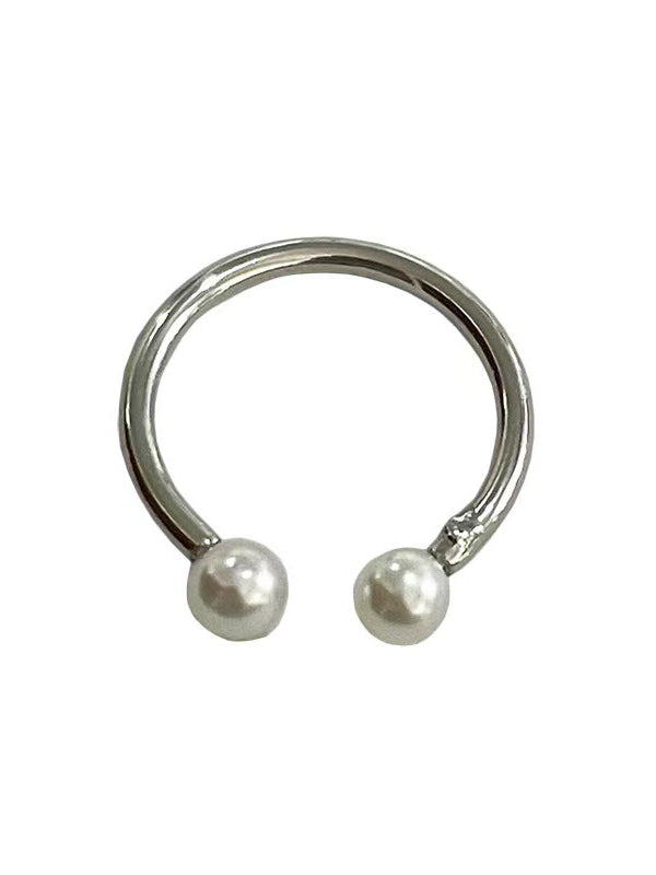 Bague de perles Normcore simple, décontractée et chic