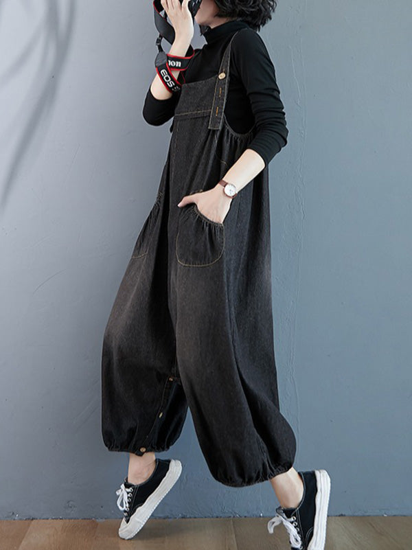 Robe simple boutonnée en jean