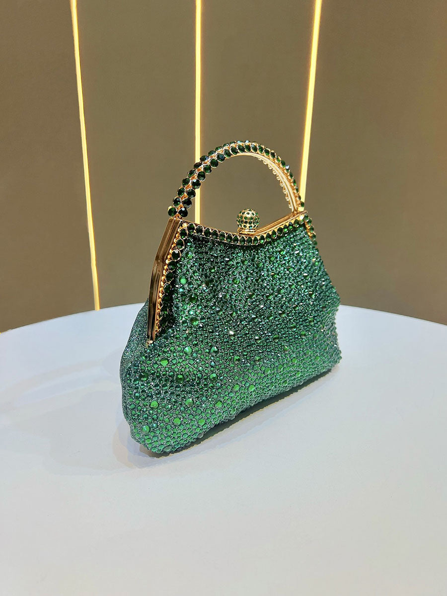 Sac à main à chaîne, à strass