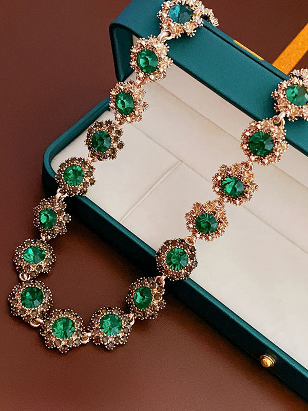 Collier géométrique à chaîne