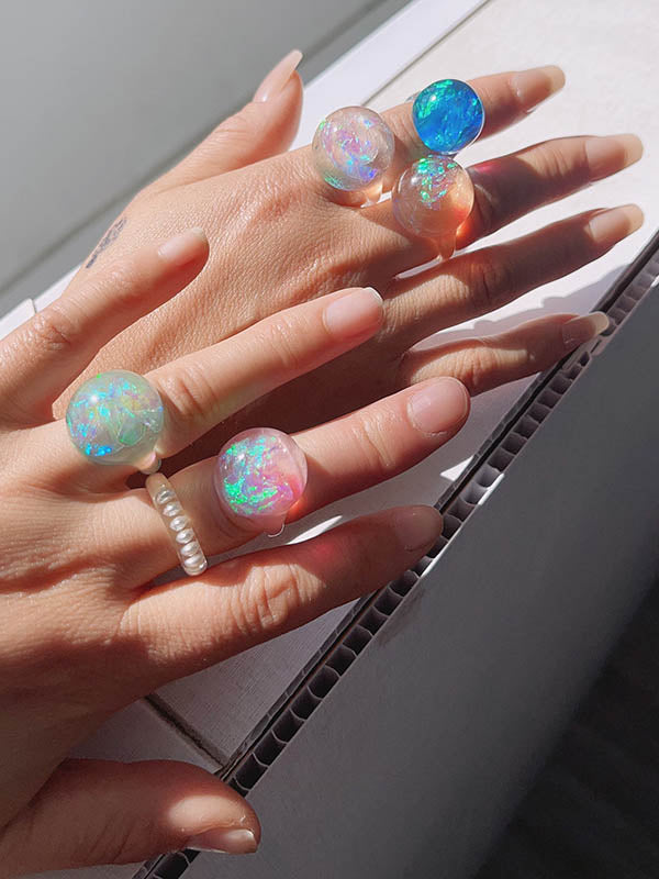 Bague géométrique