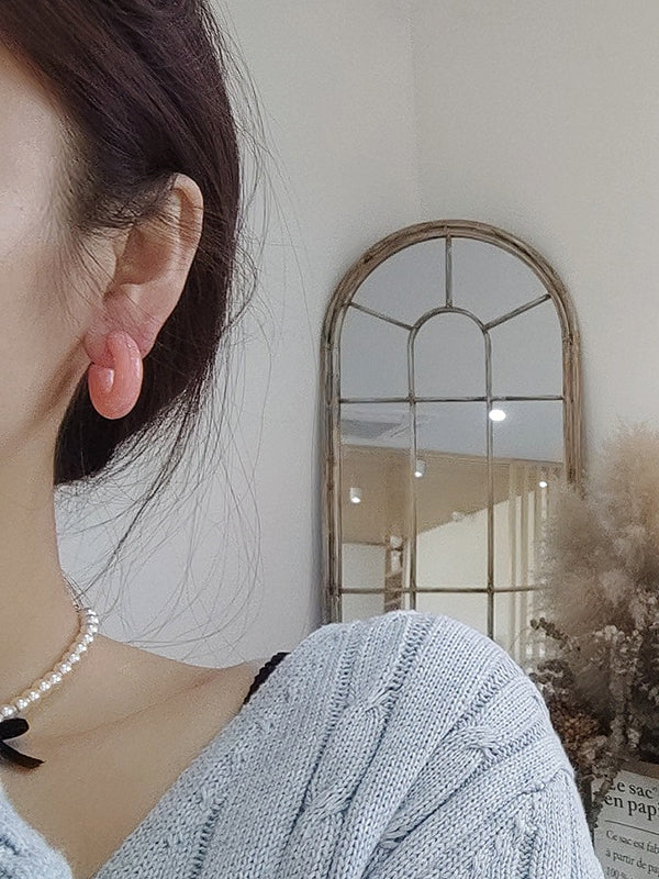 Boucles d'oreilles géométriques en acrylique simples et chics, 10 couleurs