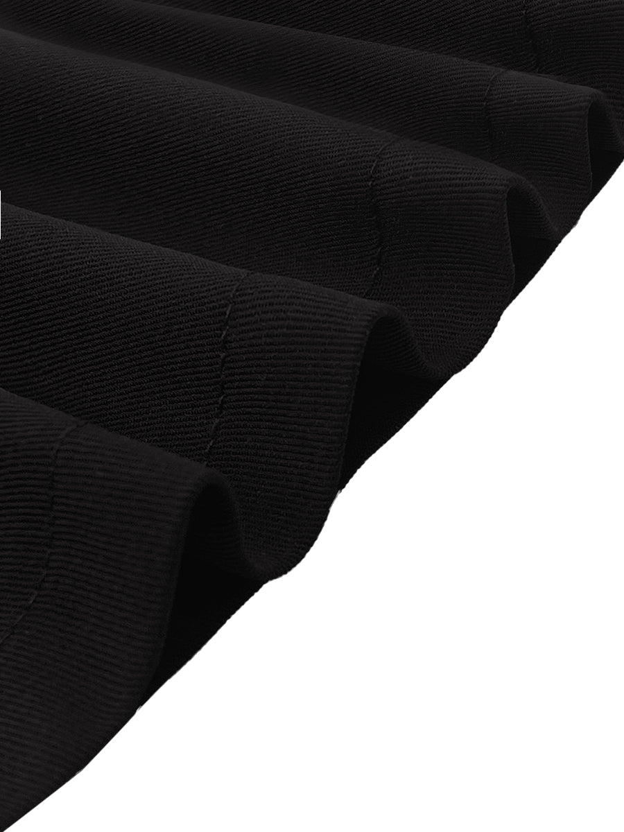 Pantalon rayé décontracté à manches longues, coupe près du corps, couleur contrastée