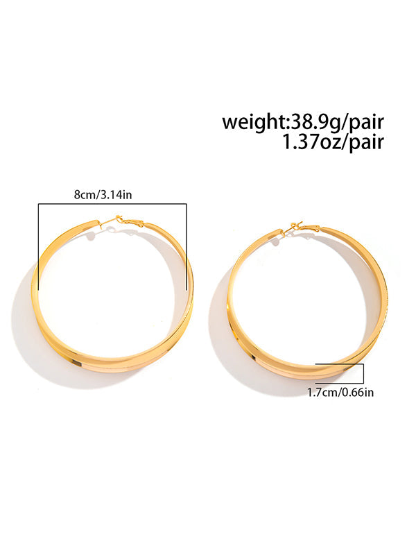 Boucles d'oreilles pendantes géométriques