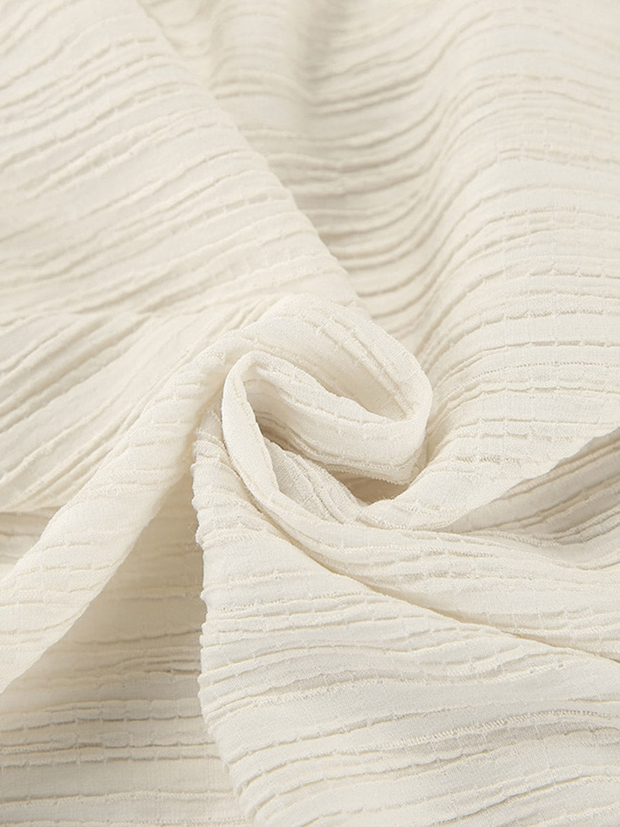 Ensemble deux pièces court plissé à col licou, à empiècements, taille haute, à taille élastique, à taille nouée, couleur unie – débardeur + pantalon