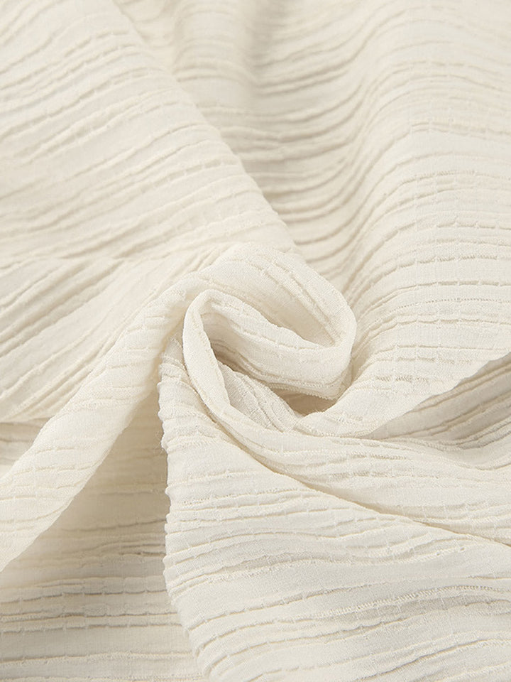 Ensemble deux pièces court plissé à col licou, à empiècements, taille haute, à taille élastique, à taille nouée, couleur unie – débardeur + pantalon