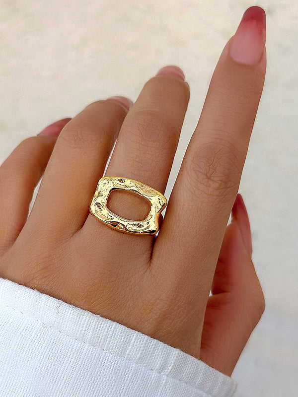 Bague géométrique