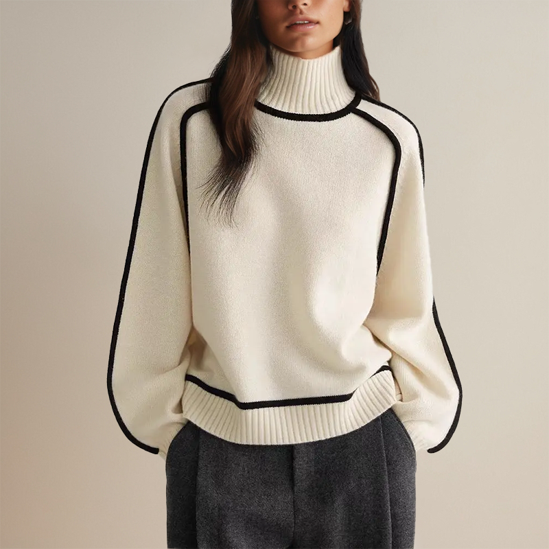Lara | Pull pour femmes avec col roulé