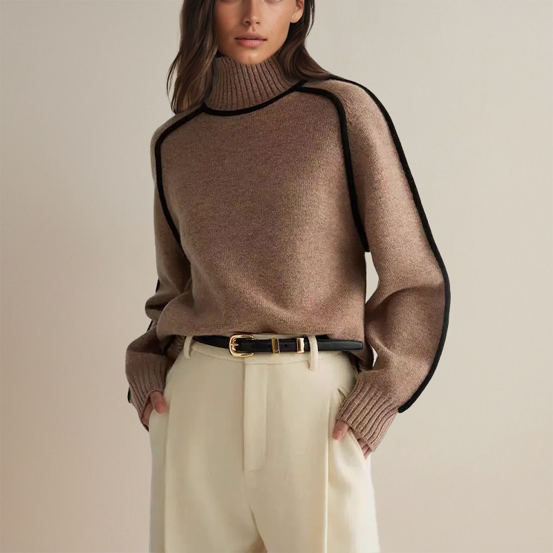 Lara | Pull pour femmes avec col roulé