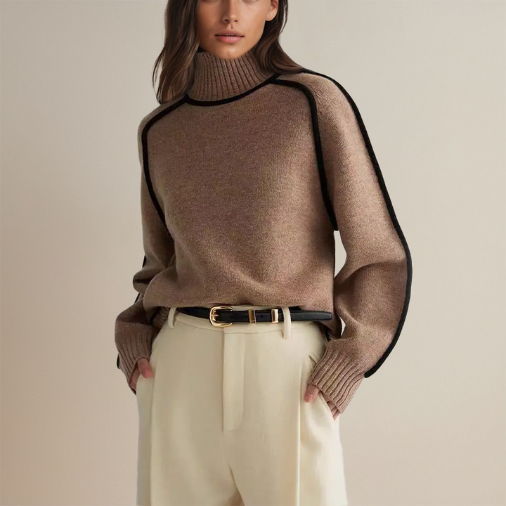 Lara | Pull pour femmes avec col roulé