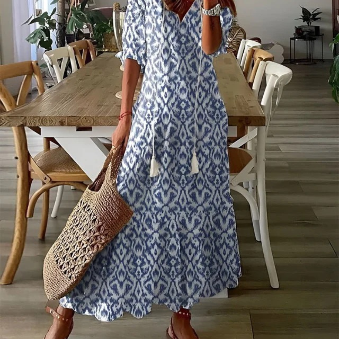 Dalia | Robe maxi boho fluide