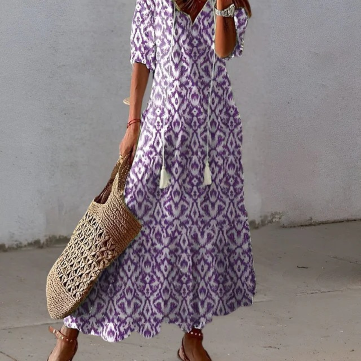 Dalia | Robe maxi boho fluide