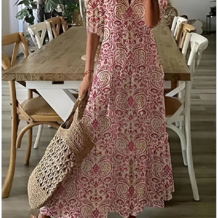 Dalia | Robe maxi boho fluide
