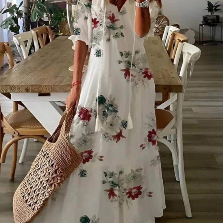 Dalia | Robe maxi boho fluide