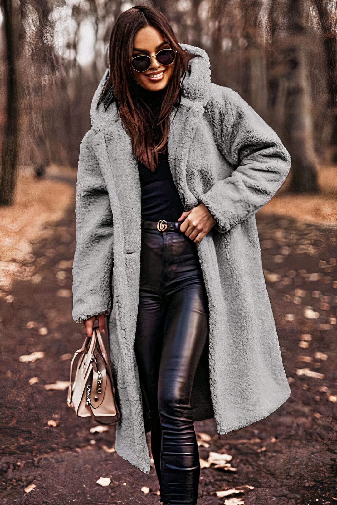Manteau confortable pour femmes avec capuche | Teddy