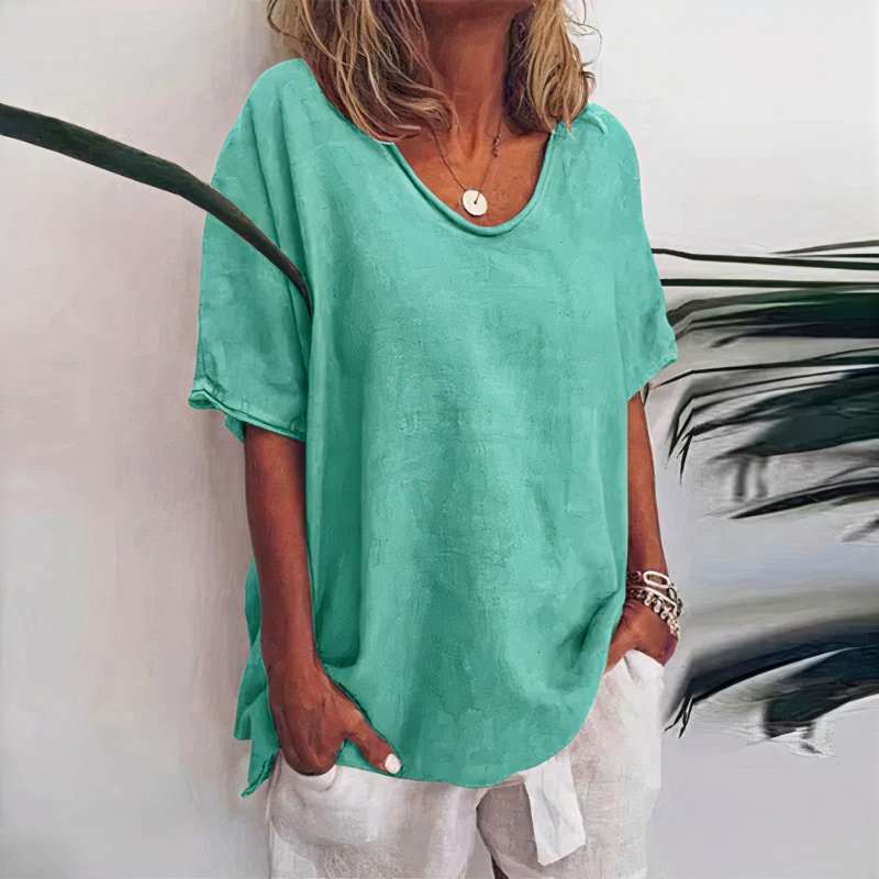 T-shirt décontracté confortable pour femmes | Manches courtes