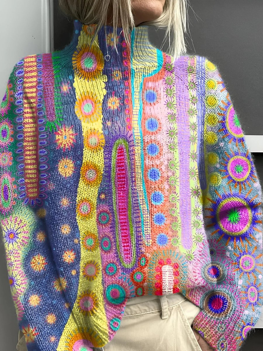Charlotte | Pull à col roulé tricoté pour femmes