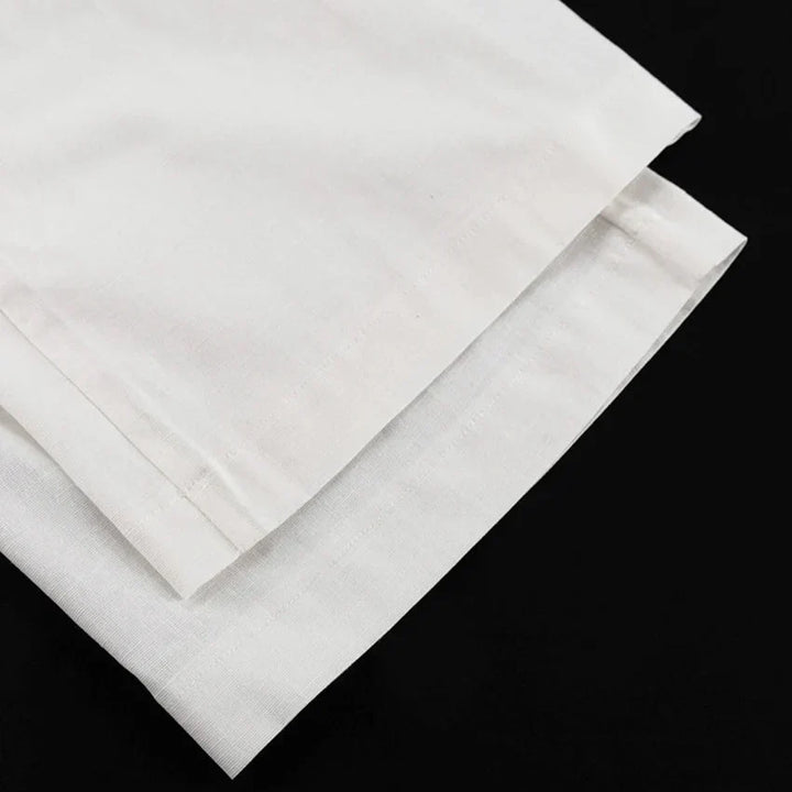 Ensemble de chemisier court pour femmes avec col rabattu, fermeture à boutons et pantalon à lacets
