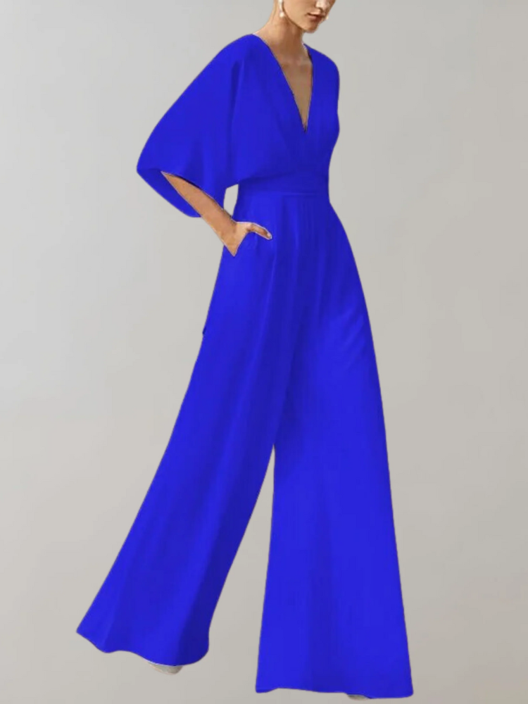 Jumpsuit élégant pour femmes avec jambes larges | Invités de mariage