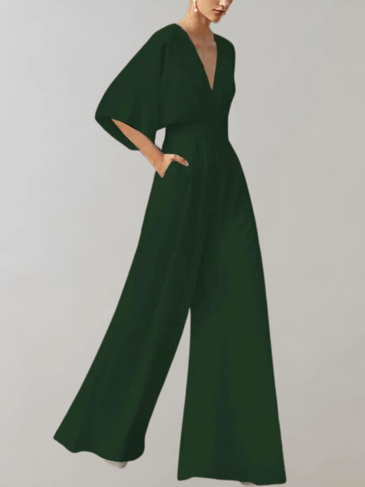 Jumpsuit élégant pour femmes avec jambes larges | Invités de mariage