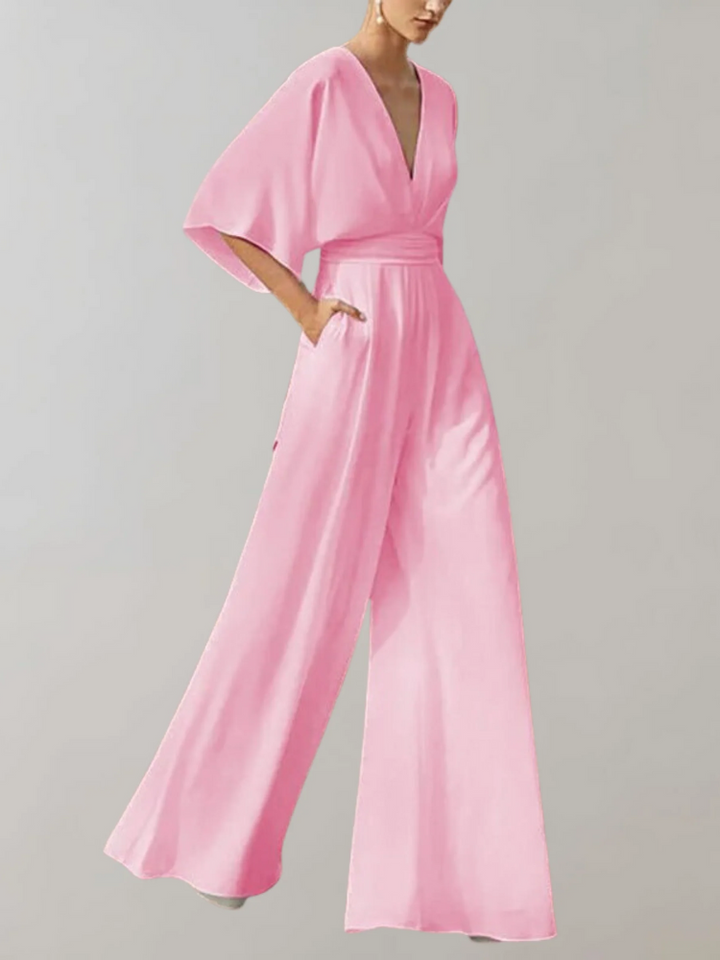 Jumpsuit élégant pour femmes avec jambes larges | Invités de mariage
