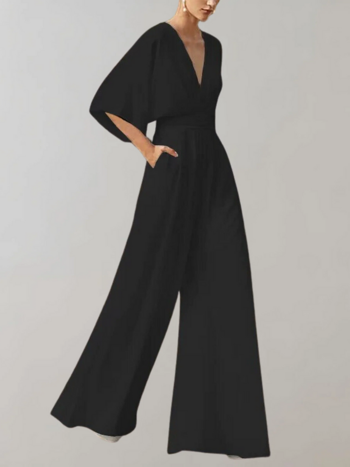 Jumpsuit élégant pour femmes avec jambes larges | Invités de mariage