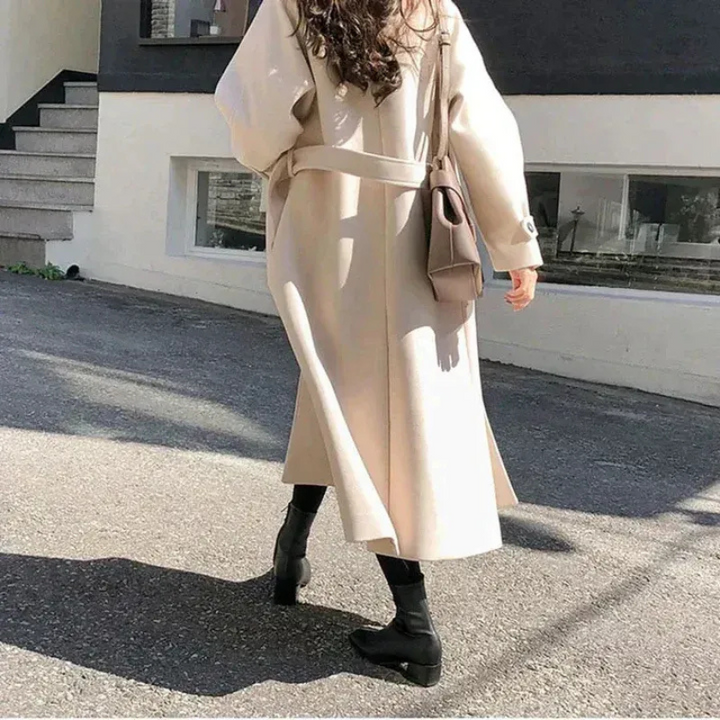 Manteau vintage élégant pour femmes | Long