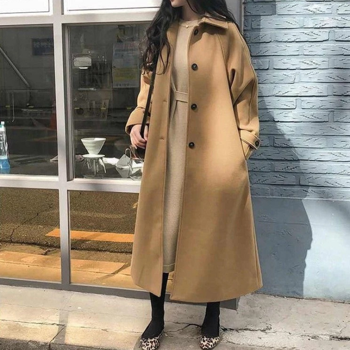Manteau vintage élégant pour femmes | Long