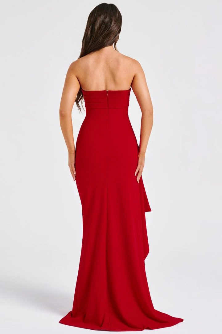 Robe de soirée élégante pour femmes avec fente haute | Maxi
