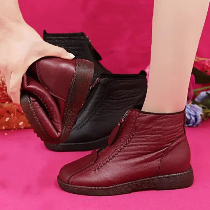 Frieda | Bottines à fermeture éclair pour femmes, doublées et antidérapantes