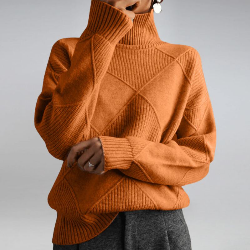 Pull confortable pour femmes | Col roulé